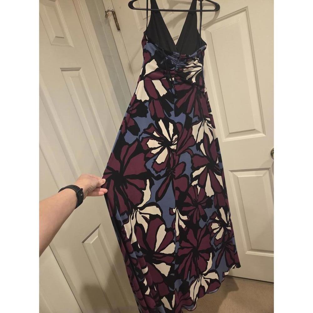 Nine West Floral Pattern Maxi Dress Size 6 - Picture 12 of 14